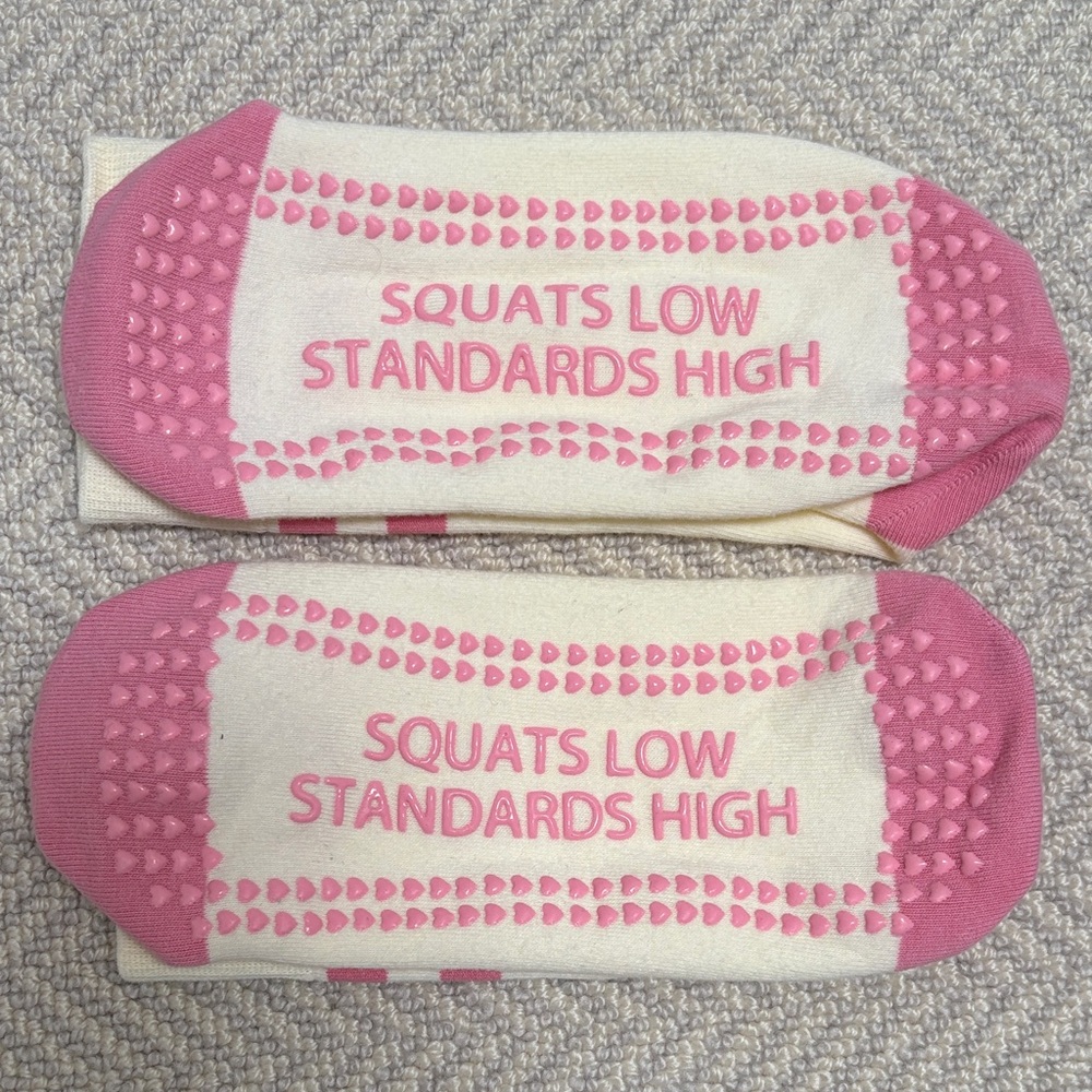 Pilates Grip Socks. Never Worn